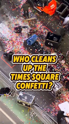 815K views · 6.2K reactions | The TRUE MVPs of New Year’s Eve in Times Square is the clean up crew! The @nycsanitation dept deserves tons of applause for its work and they get everything cleaned up in record time each year. Who cleans up the Times Square New Year’s Eve confetti? The NY Department of Sanitation. #nyc #timessquarenyc #timessquare #timesquarenewyork #happynewyear #newyearseve2026 | Experience the Big Apple NYC | Facebook