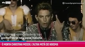 È morta Christina Moser, l’altra metà dei Krisma