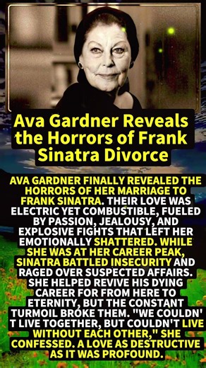 Ava Gardner Reveals the Horrors of Frank Sinatra Divorce #shorts #viral