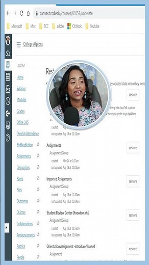 How to restore Deleted files in Canvas LMS