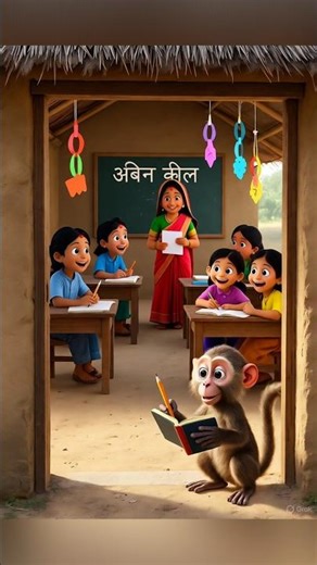 Monkey ka pathai ( Kids Enjoy #cartoon #video #kidsenjoy