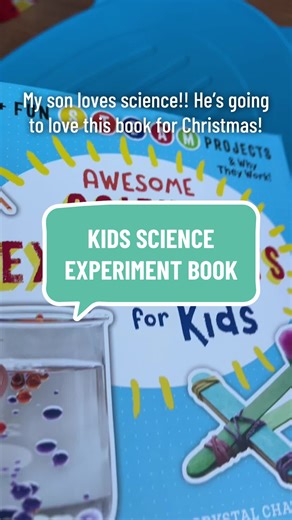 Kids science experiments book!! @Book & Mortar #science #kids #books #toys