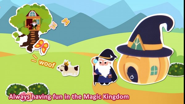 Giggles & Pebbles Educational Magic Sticker Pad Book for Kids & Toddlers - Reusable, Washable and Non-Adhesive Stickers for Storytelling, Games and Fun (Magic Kingdom, Tea Party and Pet Resort)