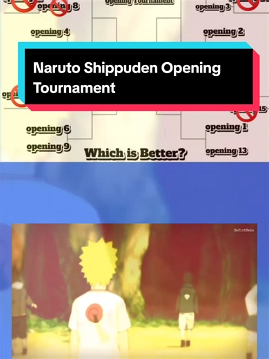 S5 | Round 6 Silhouette vs Blue Bird opening 16 vs opening 3 Naruto Shippuden Opening Tournament #anime #animeop #narutoshippuden #animeoptournament #animetournament