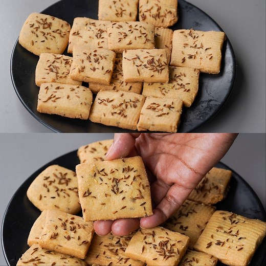 Jeera Biscuits Recipe | Jeera Cookies Recipe | Eggless & Without Oven | Cumin Biscuits | N'Oven - Cake & Cookies