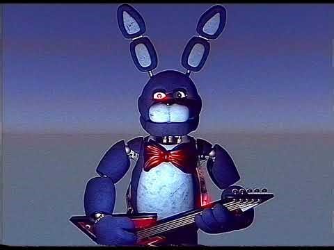 Bonnie Animation Test (FNAF/VHS/Blender)
