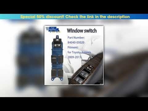 Exclusive Electric Master Window Control Switch Assembly 84040-05020 For Toyota Avensis 2009 2010 2