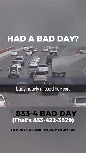 Driver nearly missed their exit | Bad driver spotted Dashcam Footages