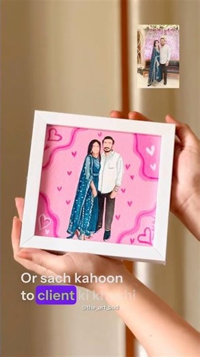 Couple Illustration for Client🥰💕#shorts #youtubeshorts #artvlog #commissionedart #ytshorts #art