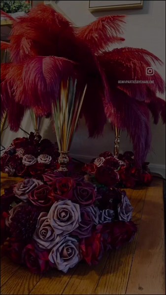 Some folks don’t want balloons for their events , especially for weddings and that’s totally fine… I offer full service event decor. Check out these centerpieces I made using my clients inspiration photos for her wedding… #dmvevents #dmveventplanner #centerpiece #fyp #dmvweddings