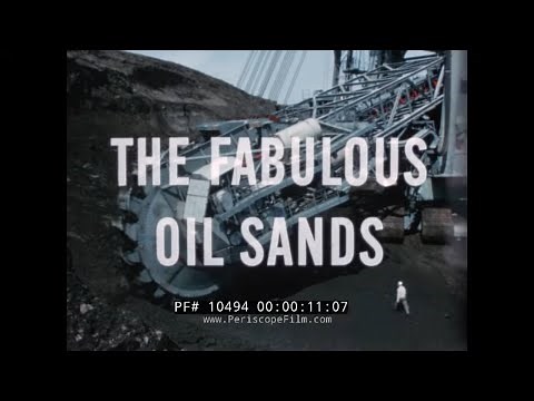 ATHABASCA TAR SANDS / OIL SANDS 1967 BECHTEL CORP. PROMO FILM ALBERTA CANADA 10494