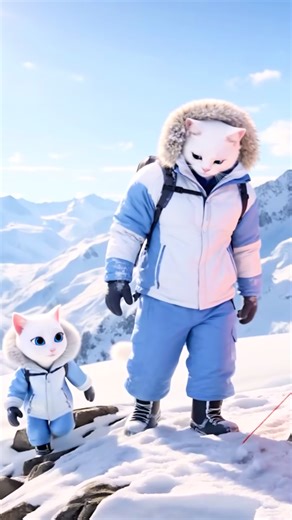 ‏camp meow ice 🗻 #meow #camp #tiktok #aicat