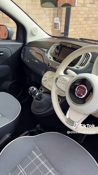 Fiat 500 Interior Detailing Guide