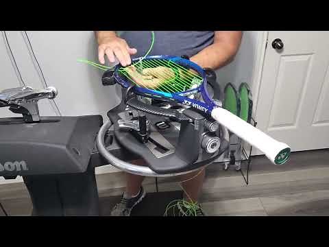 2018 Yonex Ezone 100 step by step stringing instructions