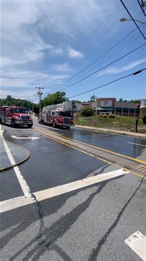 Tower 1 Taking a Medical While E10 Wets down a Tractor Trailer Fire on Samoset St. 7/15/22