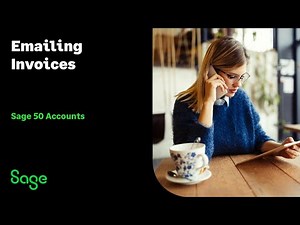 Sage 50 Accounts (UK) - Emailing Invoices - Part 2