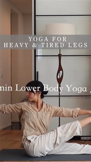 [Lighten Heavy Legs] Relieve Summer Fatigue & Leg Heaviness | 10-Minute Blood Flow Boosting Yoga ...