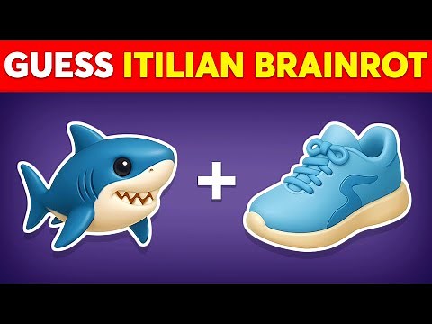 Guess the ITALIAN BRAINROT ANIMAL by EMOJI | Brainrot Quiz | Tung Tung Tung Sahur, Tralalero Tralala