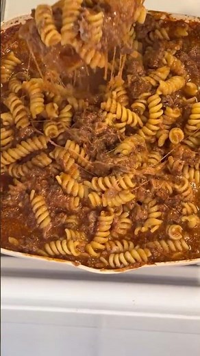 Creamy Ground Beef Macaroni Pasta Easy Dinner Recipe
