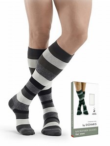 Support Stockings – Sigvaris Microfiber Shades – For Men (Stripe) - NovoMed Inc. Pvt. Ltd.