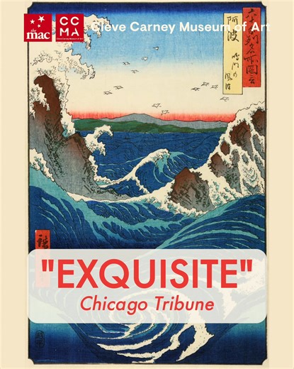 “Hokusai & Ukiyo-e: The Floating World” is now open at the McAninch Arts Center and Cleve Carney Museum of Art! This exhibition features 63 pieces from the Chiossone Collection never-before-seen in the US. The collection features 53 paintings and woodblock prints by the masters of ukiyo-e, including original works by Hokusai, Hiroshige and their contemporaries, and 17 handcrafted objects. Interactive experiences include an immersive manga & anime exhibit, samurai & silk selfie station, kids area