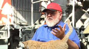 Ringing in 2025 on a 100-year-old locomotive steam engine