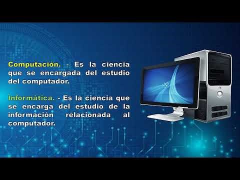 Diferencia entre informática y computación ?