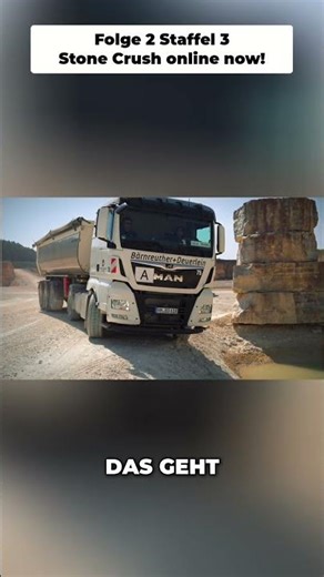 Trainee Anna, 16 years old, professional driver, driving lesson in the quarry with a truck!