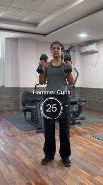 Best Dumbbell Curls for Bigger Arms | 1-Min Bicep & Forearm Workout 💪