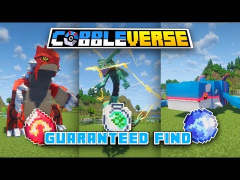 How to Catch Groudon/Kyogre/Mega Rayquaza in Cobbleverse With Primal Evolution!