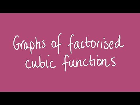 Graphs of factorised cubic functions | Unit 1 and 2 VCE Maths Methods