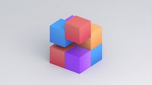 Abstract 3d Animation Geometric Composition Colorful Stock Footage Video (100% Royalty-free) 1104401261 | Shutterstock