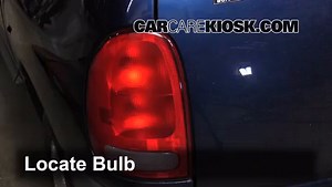 Tail Light Replacement on 2000 Plymouth Voyager 3.3L V6