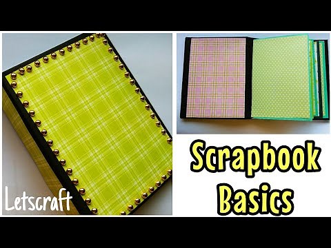 DIY : How to make a Memory Album | Most easy tutorial + all measurements included!