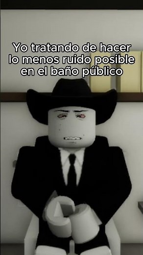 Yo tratando de hacer el menor ruido posible en el baño | Roblox | SoyBlox