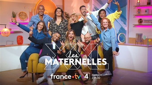La famille s'agrandit et devient XXL ! "Les Maternelles XXL", avec Marie Portolano et Houssem Loussaïef, dès lundi à 19h30 sur France 4 et france.tv. | France tv