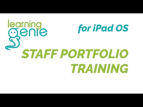 iPad App | Staff Portfolio Training