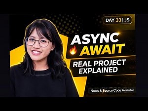 Async Await in JavaScript 🔥 Explained Like a Pro | Real Project + Interview Logic | Zero to Hero