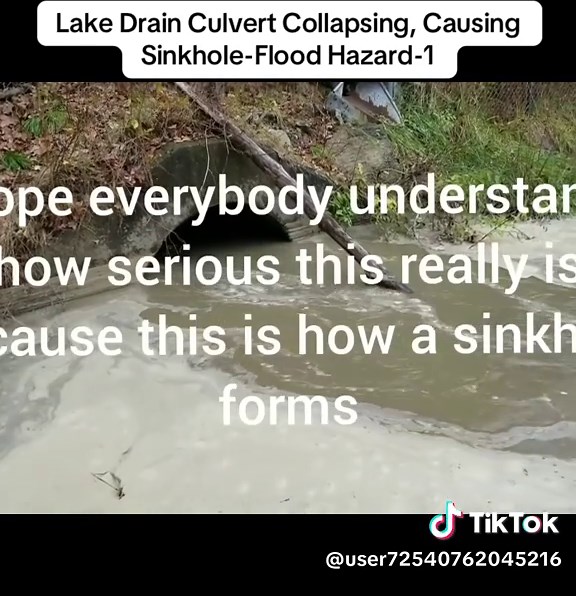 Culvert Collapse: Immediate Sinkhole Flood Risk