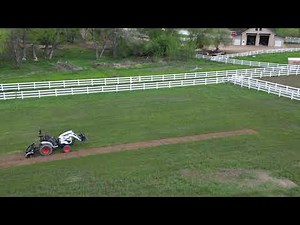 Bobcat Rotary Tiller in Action Behind a CT2025 Compact Tractor. Great small acreage Tiller!