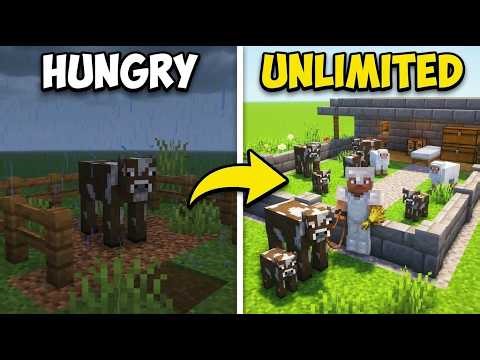 How to Build an Animal Pen & Breed Livestock | Minecraft Guide