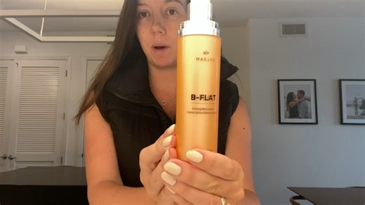 Watch My Experience Using MAELYS B-FLAT Belly Firming Cream on Amazon Live