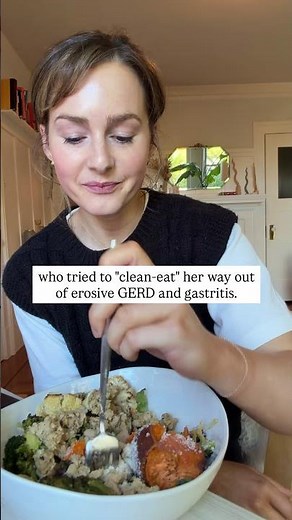 There was a version of me who tried to clean-eat her way out of erosive GERD and gastritis. 💚