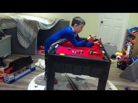 WWE Action Figures- Pool Table Match... John Cena 5 v 1 Title Defence