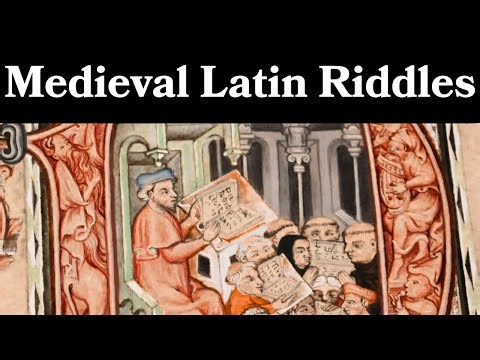 Medieval Latin "Riddles" - A Dialogue by Alcuin Read and Explained in Latin