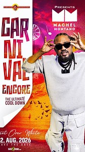ARE YOU READY? IT’S OFFICIAL! The King of Soca is coming to Grenada for CARNIVAL ENCORE! Machel Montano & the Monk Band will perform LIVE at Sunshine Promotions presents: Carnival Encore – Sunset Over White the ultimate cool down after Spicemas 2026. Stay connected for the FULL CAST! One stage. One night. One unforgettable sunset into pure soca energy. Wednesday, August 12, 2026 Grenada National Cricket Stadium Gates Open: 7:00 PM | Main Show: 9:00 PM – 2:00 AM Early Bird Tickets: • General Admi