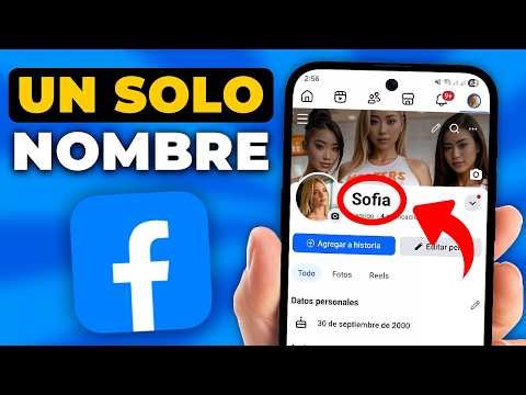 Como Poner un Solo Nombre en Facebook 2026