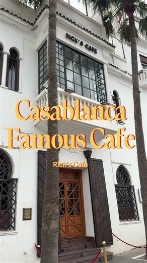 Casablanca’s most famous cafe- Rick’s cafe. Is it worth the hype? 🤔 #morocco #casablanca #rickscafe #traveltiktok