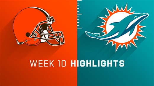 Browns vs. Dolphins highlights | Week 10