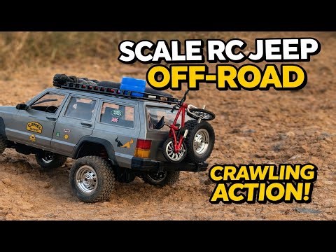 Mini RC Jeep Cherokee Takes on Rough Terrain | Relax & Chill Crawl